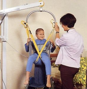 The SureHands® Wall-to-Wall™ lift system